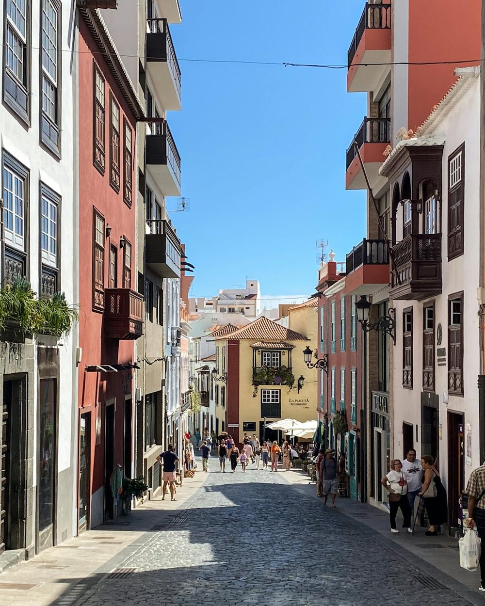 Calle del casco histórico de Santa Cruz de La Palma